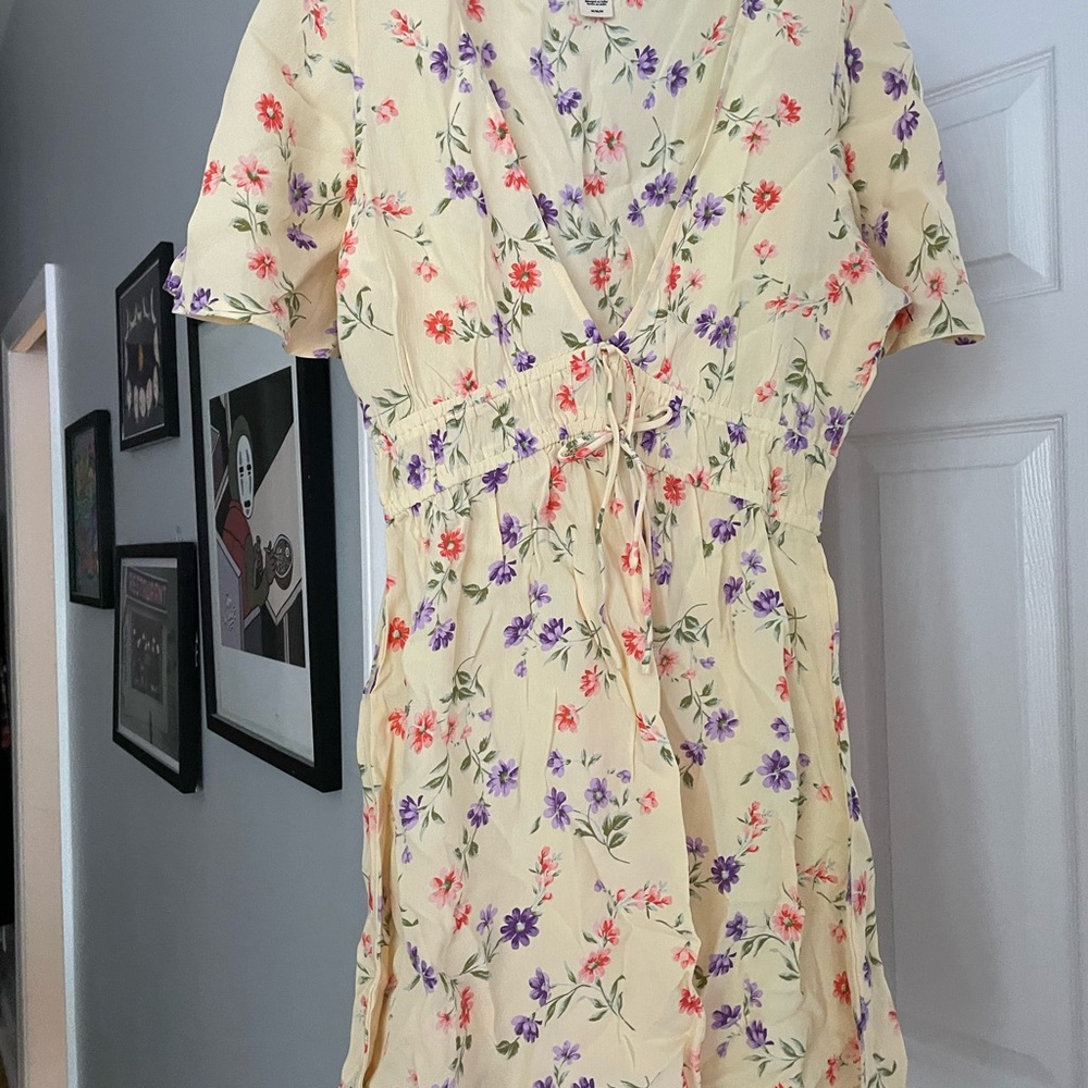 Billabong Cream Floral Dress